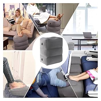 フットレスト 飛行機 足置き 現役客室乗務員監修 膨らませ方